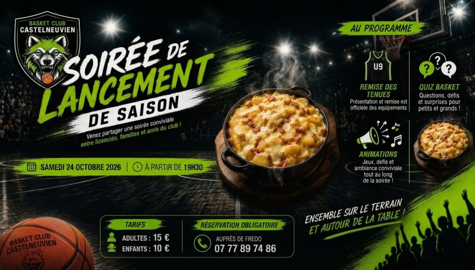 Soirée de lancement de la saison 2026-2027